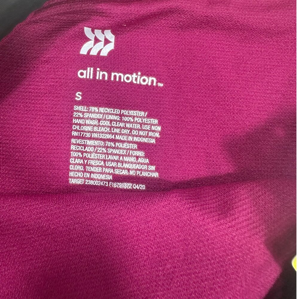 NWT Swim Bikini Bottom All in motion Fuchsia Cheetah Size Small - Picture 3 of 5